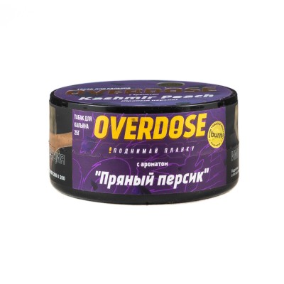 Табак Burn Overdose Kashmir Peach (Пряный Персик) 25 г