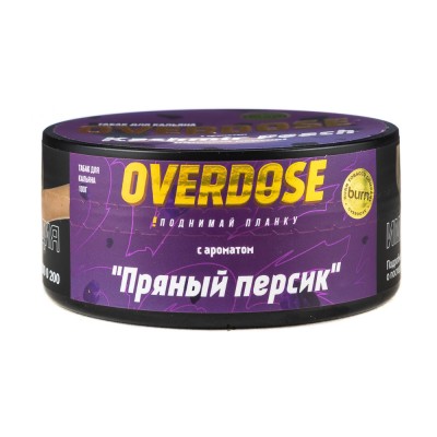 Табак Burn Overdose Kashmir Peach (Пряный Персик) 100 г