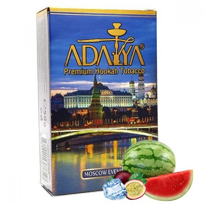 Табак Adalya Moscow Evenings (Арбуз Персик Мята) 50 г