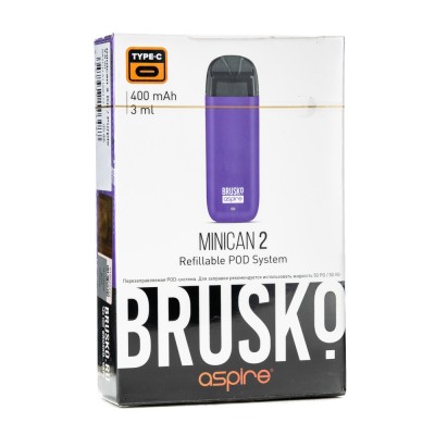 Pod система Brusko minican 2 400 mAh Фиолетовый