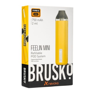 Pod система Brusko Feelin Mini 750 mAh Желтый