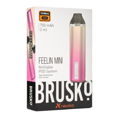 Pod система Brusko Feelin Mini 750 mAh Бежево розовый