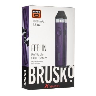 Pod система Brusko Feelin 1000 mAh Фиолетовый