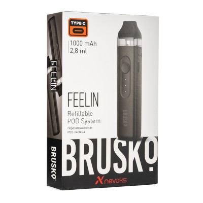 Pod система Brusko Feelin 1000 mAh Серый