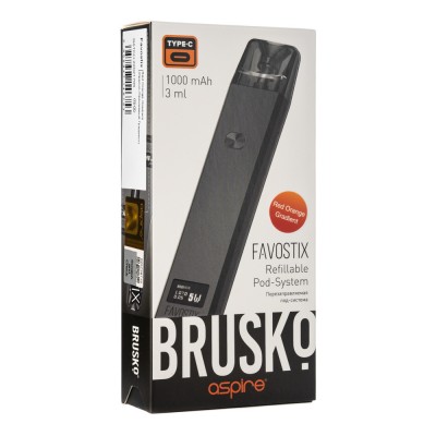 Pod система Brusko Favostix 1000 mAh Красный оранжевый градиент