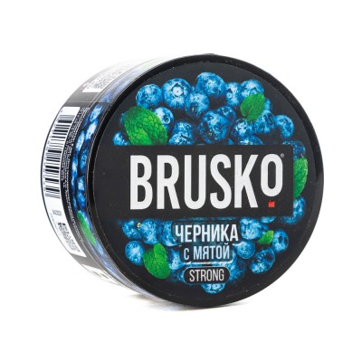 МК Кальянная смесь Brusko Strong Черника с мятой 50 г