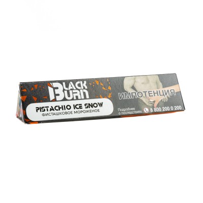 Табак Burn Black Pistachio Ice Snow (Фисташковое Мороженое) 25 г