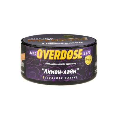 Табак Burn Overdose Lime Lemon (Лайм лимон) 25 г