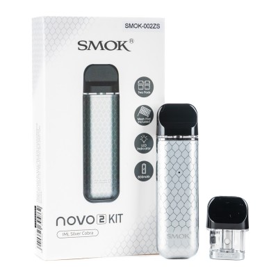 POD-система Набор NOVO 2 PoD 800mAh Kit by SMOK Silver Cobra