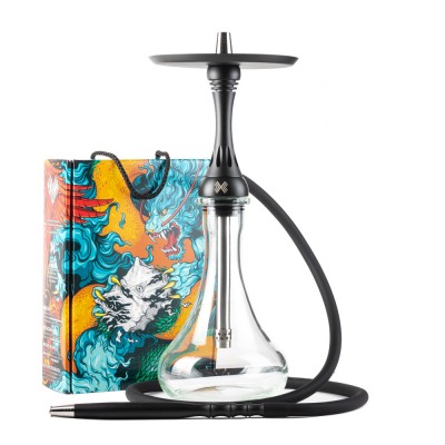 Шахта ALPHA HOOKAH MODEL X Black Matte