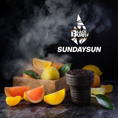 Табак Burn Black Sundaysun (Цитрусовый микс) 25 г