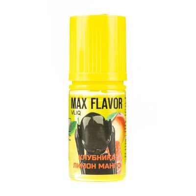 MK Жидкость VLIQ Max Flavor Клубника Лимон Манго 0% 27 мл PG 50 | VG 50