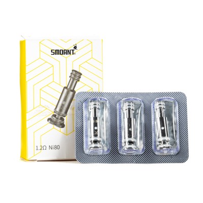 Упаковка испарителей Smoant Batterstar Baby|Charon Baby 1.2 oml 2 мл (в упаковке 3 шт.)