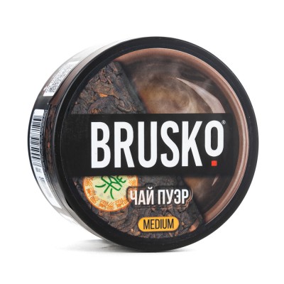 MK Кальянная смесь BRUSKO medium Чай Пуэр 250 г