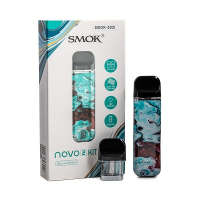 POD-система Набор NOVO 2 PoD 800mAh Kit by SMOK Blue and Brown