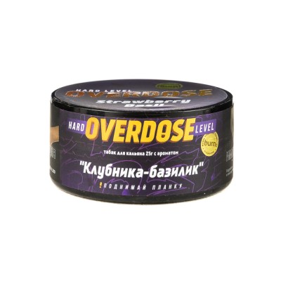 Табак Burn Overdose Strawberry Basil (Клубника базилик) 25 г