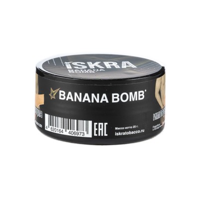 Табак Iskra Banana Bomb (Булочка с бананом и корицей) 25 г ТП