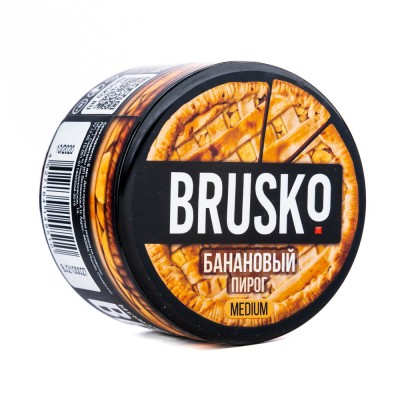 МК Кальянная смесь BRUSKO medium Банановый Пирог 50 г