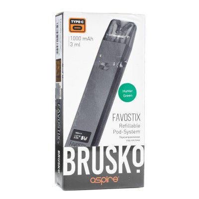 Pod система Brusko Favostix 1000 mAh Зеленый