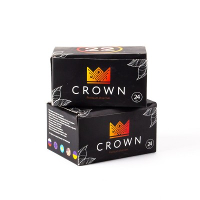 Уголь Crown 24шт 22мм