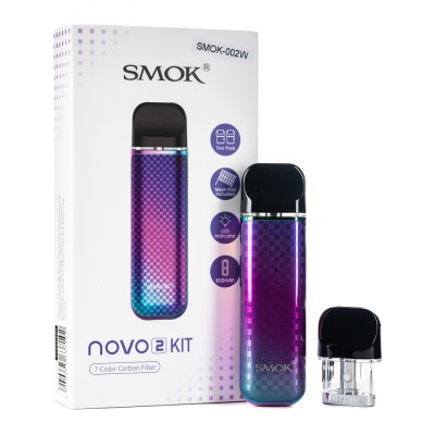 POD-система Набор NOVO 2 PoD 800mAh Kit by SMOK 7 Color Carbon fiber