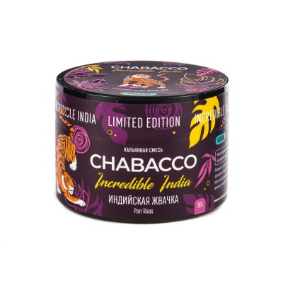 Кальянная смесь Chabacco Limited Medium Pan Raas (Индийская жвачка) 50 г ТП