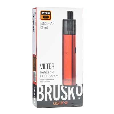 Pod система Brusko Vilter 450 mAh Красный