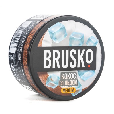 MK Кальянная смесь BRUSKO medium Кокос со льдом 250 г