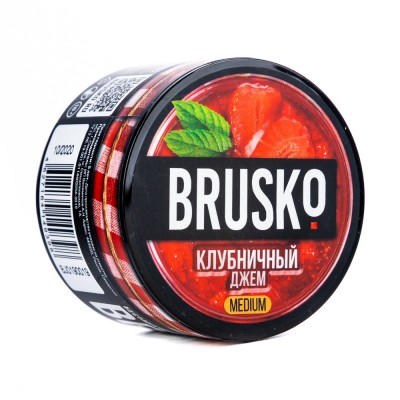 МК Кальянная смесь BRUSKO medium Клубничный Джем 50 г