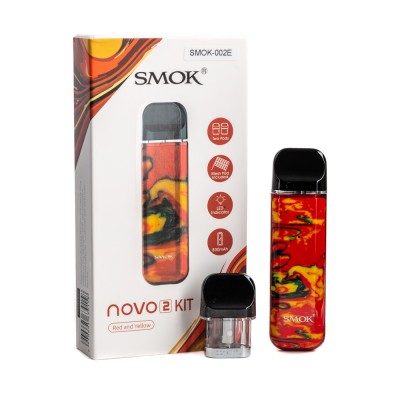 POD-система Набор NOVO 2 PoD 800mAh Kit by SMOK Red and Yellow