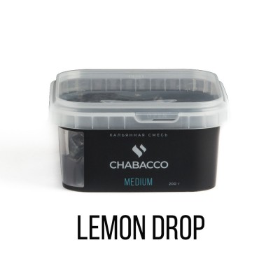 Кальянная смесь Chabacco Medium Lemon Drop (Лимонный леденец) 200 г ТП