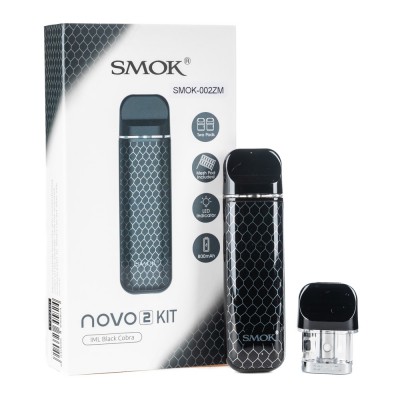 POD-система Набор NOVO 2 PoD 800mAh Kit by SMOK IML Black Cobra