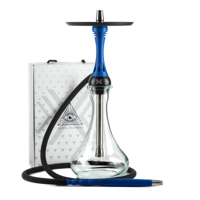 Шахта ALPHA HOOKAH MODEL X Blue Matte