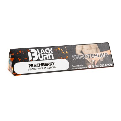 Табак Burn Black Peach Berry (Персик ягоды) 25 г