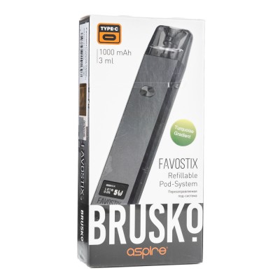 Pod система Brusko Favostix 1000 mAh Зеленый градиент