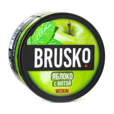 MK Кальянная смесь BRUSKO medium Яблоко с Мятой 250 г