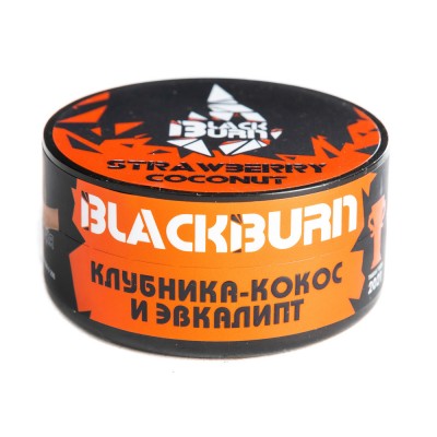 Табак Burn Black Strawberry Coconut (Клубника с кокосом и эвкалиптом) 25 г