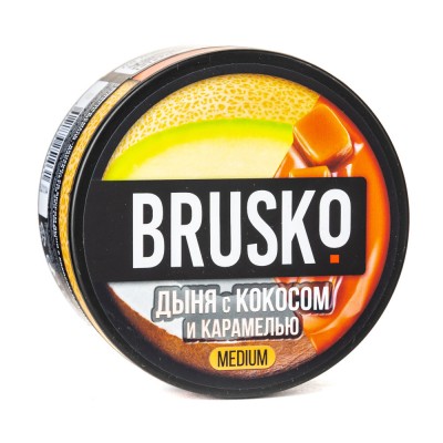 MK Кальянная смесь BRUSKO medium Дыня с кокосом и карамелью 250 г