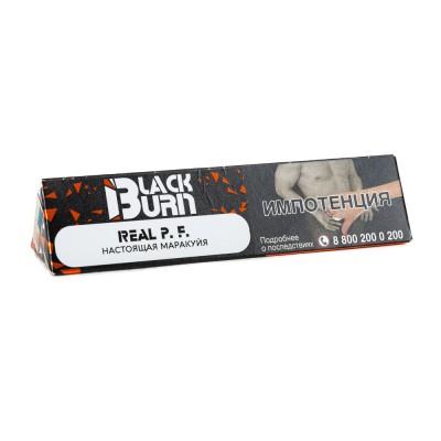 Табак Burn Black Real P F (Маракуйя) 25 г