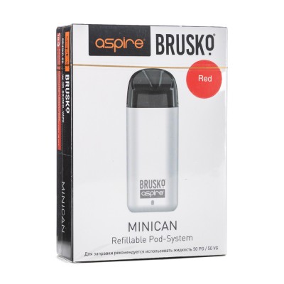 Pod система Brusko minican 350 mAh Красный