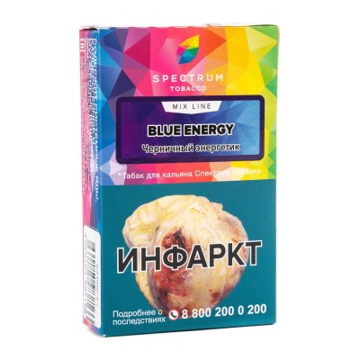 Табак Spectrum Mix Line Blue Energy (Черничный энергетик) 40 г