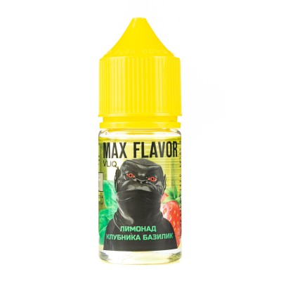 MK Жидкость VLIQ Max Flavor Лимонад Клубника Базилик 0% 27 мл PG 50 | VG 50