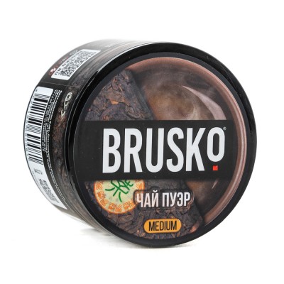 МК Кальянная смесь BRUSKO medium Чай Пуэр 50 г