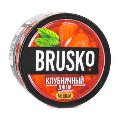 MK Кальянная смесь BRUSKO medium Клубничный Джем 250 г