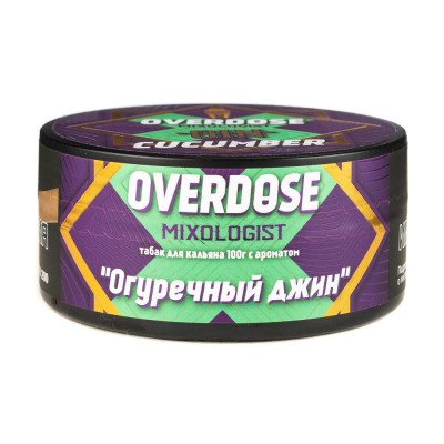 Табак Burn Overdose Gin Cucumber (Огуречный джин) 100 г