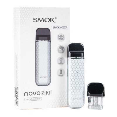 POD-система Набор NOVO 2 PoD 800mAh Kit by SMOK IML White Cobra