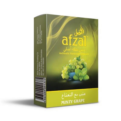 Табак Afzal Minty Grape (Grape with mint) Виноград с мятой 40 г