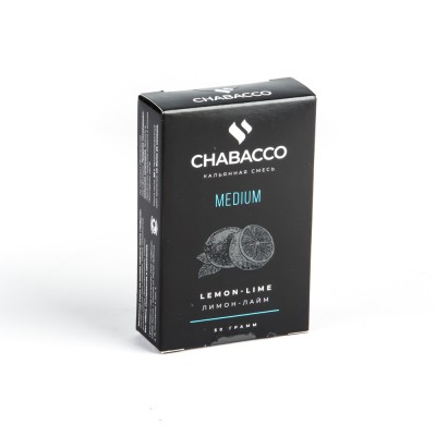 МК Кальянная смесь Chabacco Medium Lemon Lime 2.0 (Лимон лайм) 50 г