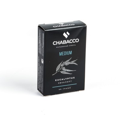 МК Кальянная смесь Chabacco Medium Eucalyptus (Эвкалипт) 50 г