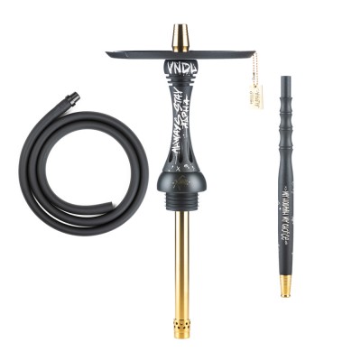 Шахта ALPHA HOOKAH MODEL X SS Vandal Jet Black